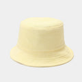 Fresh Solid Color Wide Brim Outdoor Bucket Hat MK2BW6W6HAT72