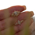 Stylish Gold Plated Zirconia S - DippedShop Wholesale - #2771