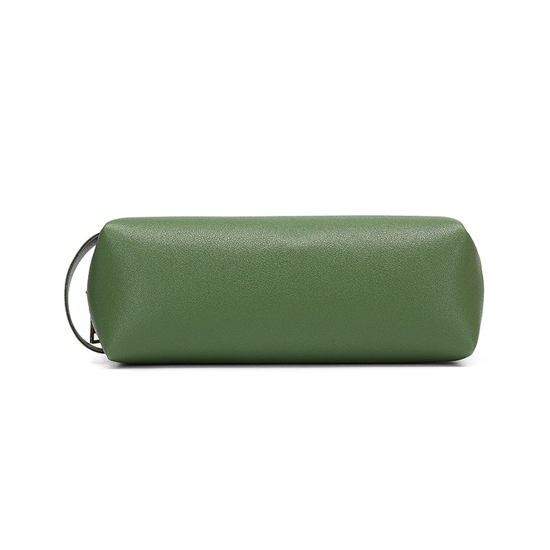Minimalist Large Capacity PU Pencil Case with Handle 6S10BOB1055