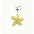 Creative Beaded Rhinestones Starfish Pendant Keychain 6W10BBC822