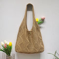 Slouchy Hollow Out Large Capacity Tote Bag 6W10BBG1782