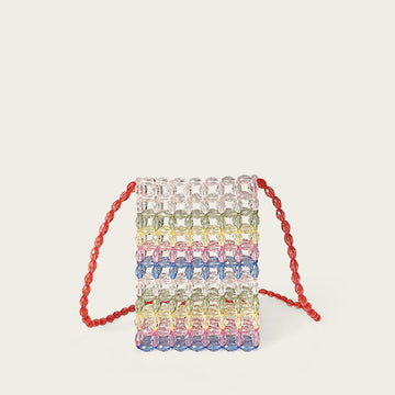 Colorful Beads Square MIni Shoulder Bags DP25C688