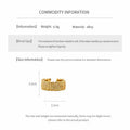 Vintage Gold Plated Crinkled Texture Wide Open Ring 6W6JRG362