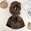 Floral Jacquard Knit Scarf - DippedShop Wholesale - #4947