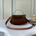 Cute Fluffy Faux Fur Dumpling Crossbody Bag 6W10BBG2389