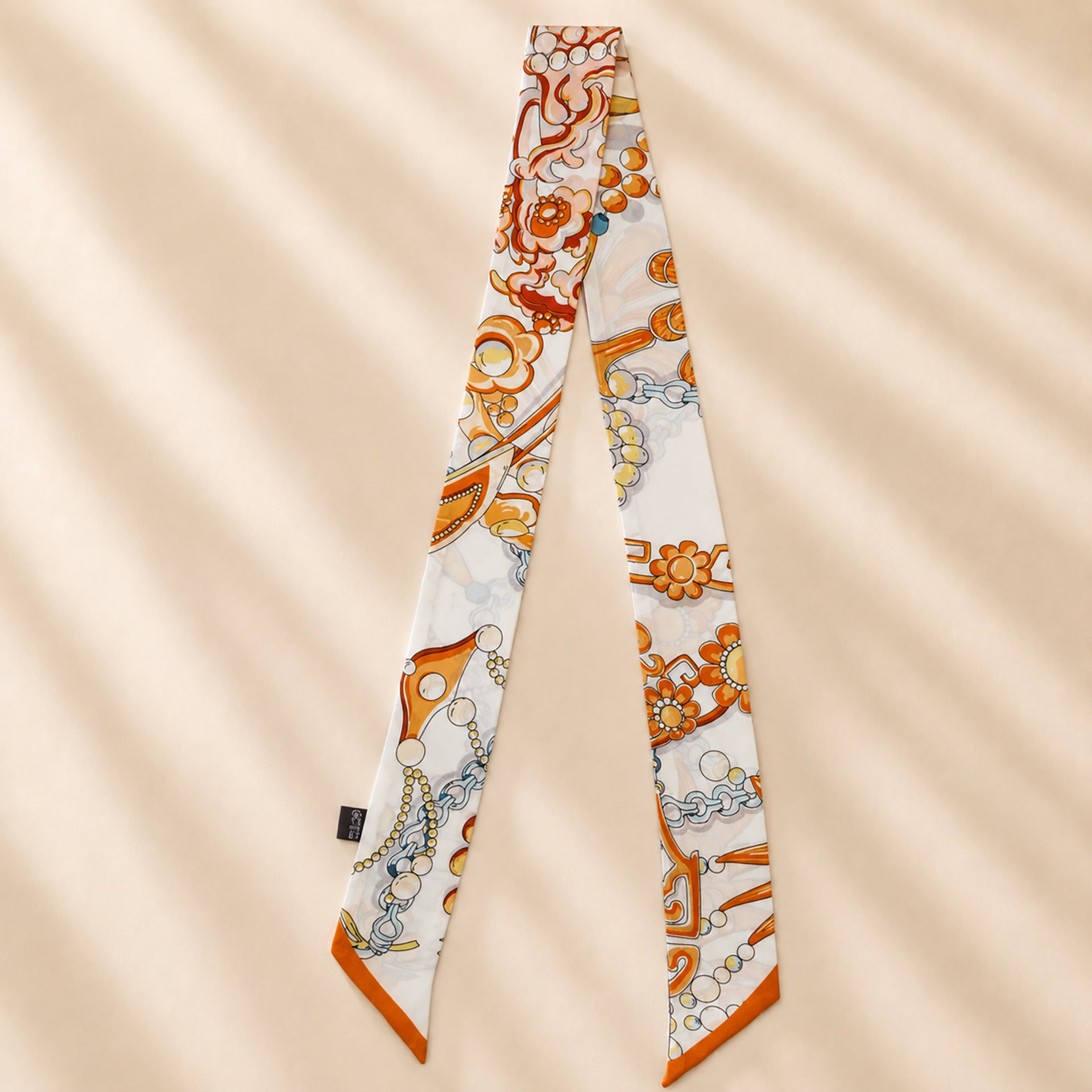 Cute Polka Dots Print Silk Scarf 6W6NSI251