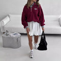 Vintage Letter Hoodie - DippedShop Wholesale - #0819