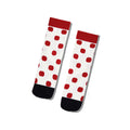 Polka Dot Slouch Crew Socks - DippedShop Wholesale - #6963
