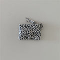 Leopard Print Suede Mini Coin - DippedShop Wholesale - #0211