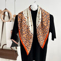 Floral Silk Square Scarf - DippedShop Wholesale - #9251
