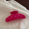Stylish Polka Dots Large Acetate Hair Claw 8AS6HCP296L
