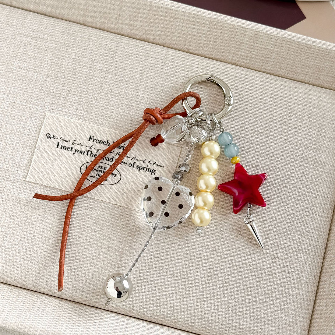 Beaded Keychain Bag Charm - DippedShop Wholesale - #4803