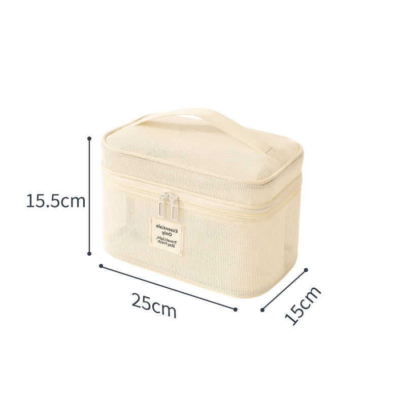 Casual Hollow Mesh Travel Portable - DippedShop Wholesale - #3651