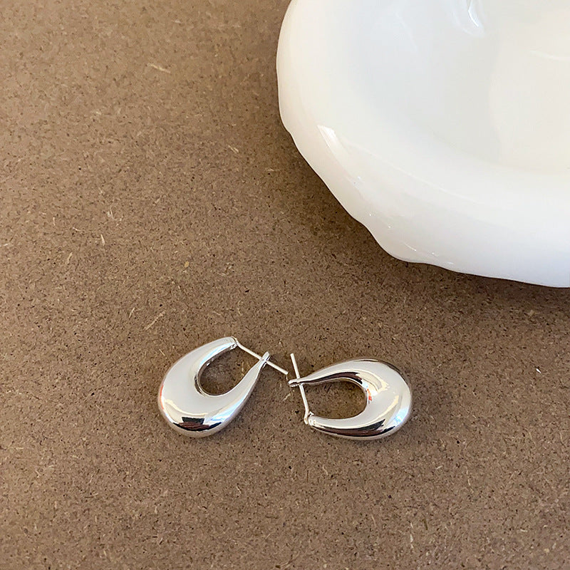Teardrop Huggie Hoop Earrings - DippedShop Wholesale - #2627