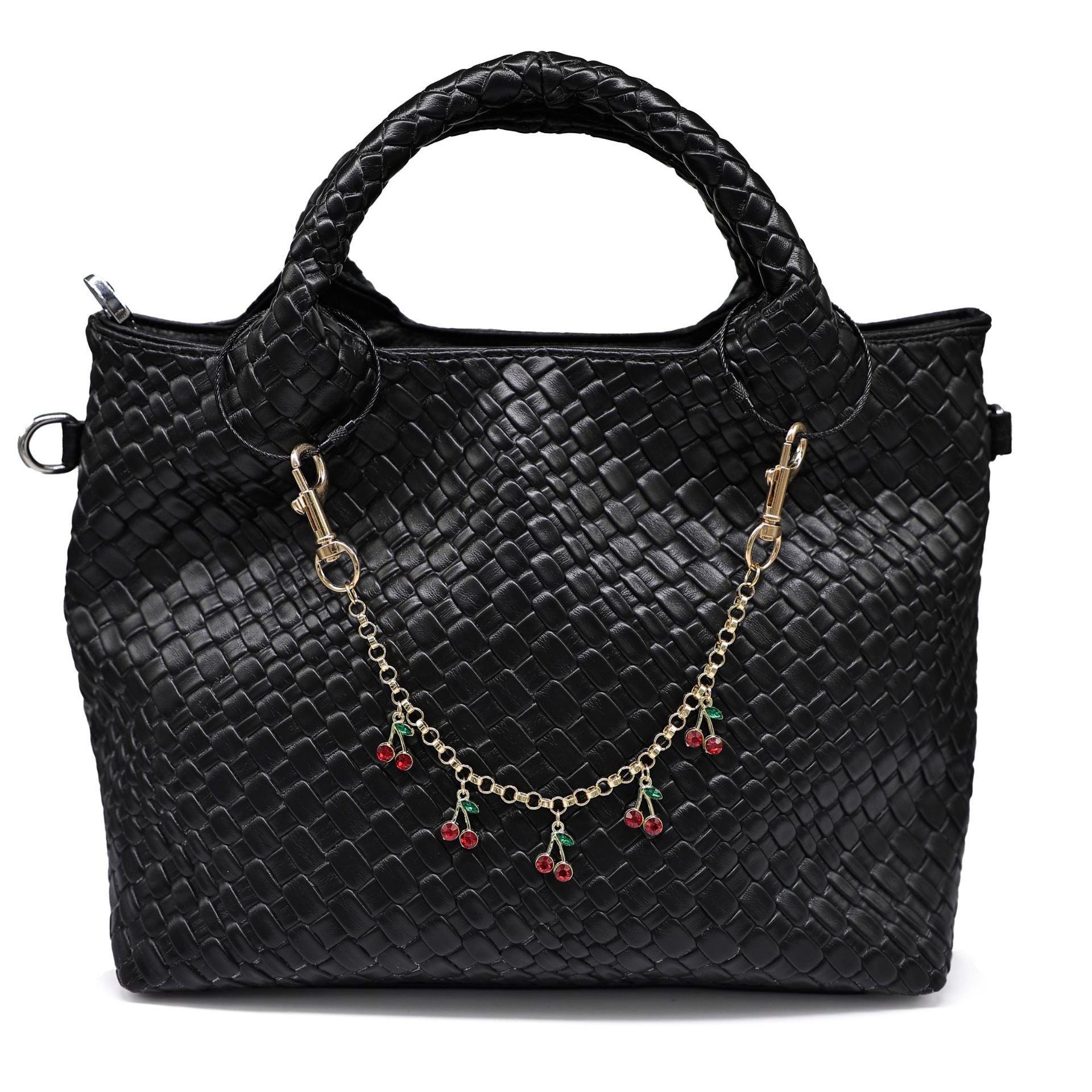 Crystal Cherry Bag Charm - DippedShop Wholesale - #6803
