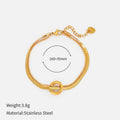 Stylish Gold Plated Heart Floral Pendant Bracelets 6W6JNC636