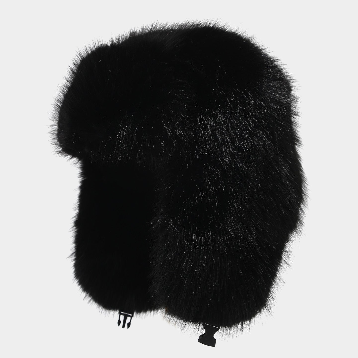 Fashion Solid Color Fuzzy Faux Fur Trapper Hat 6W6HAT530