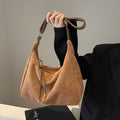 Fashion Large Capacity Suede Shoulder Bag 6W10BBG1400