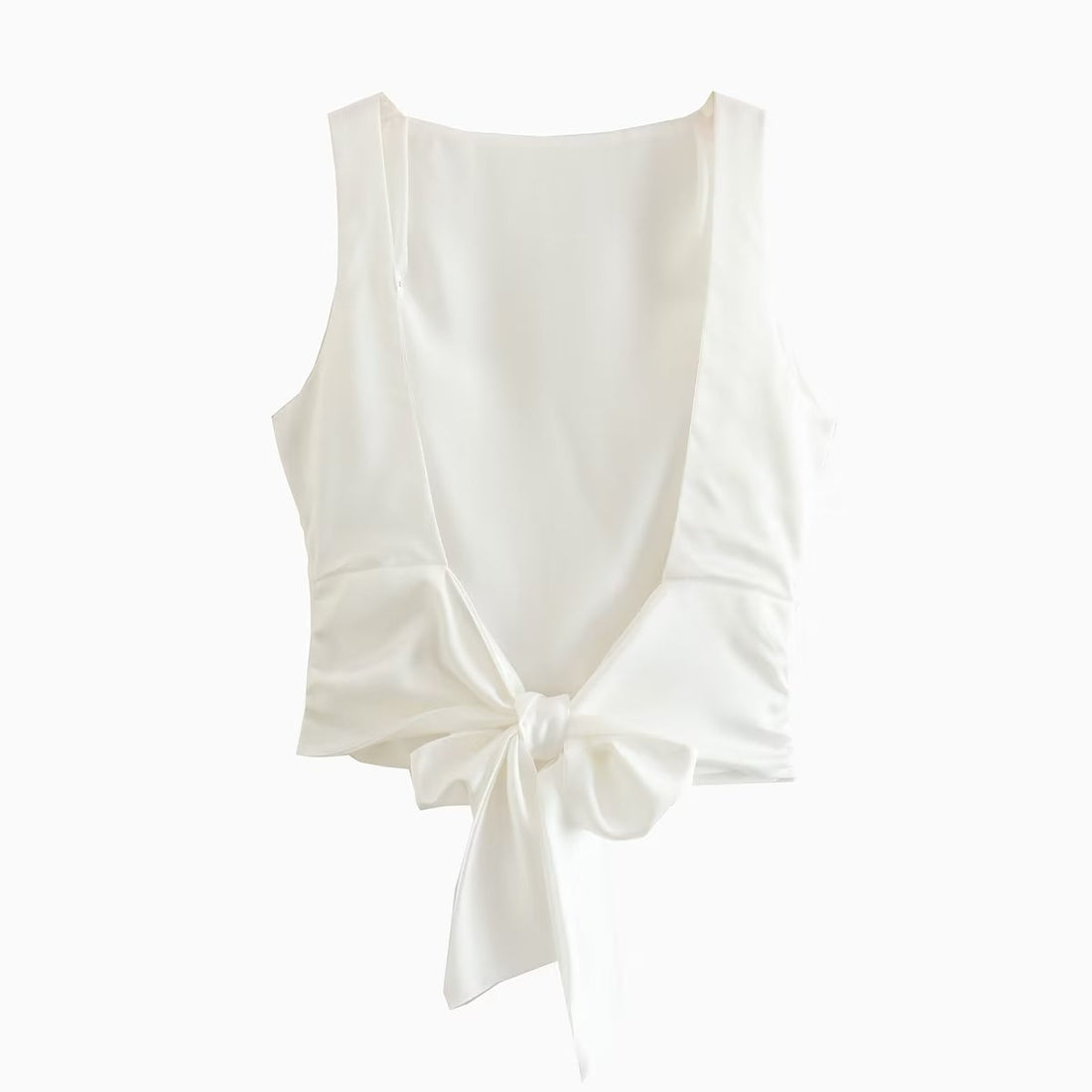 Sexy Backless Tie Back Cropped Top DP25D425