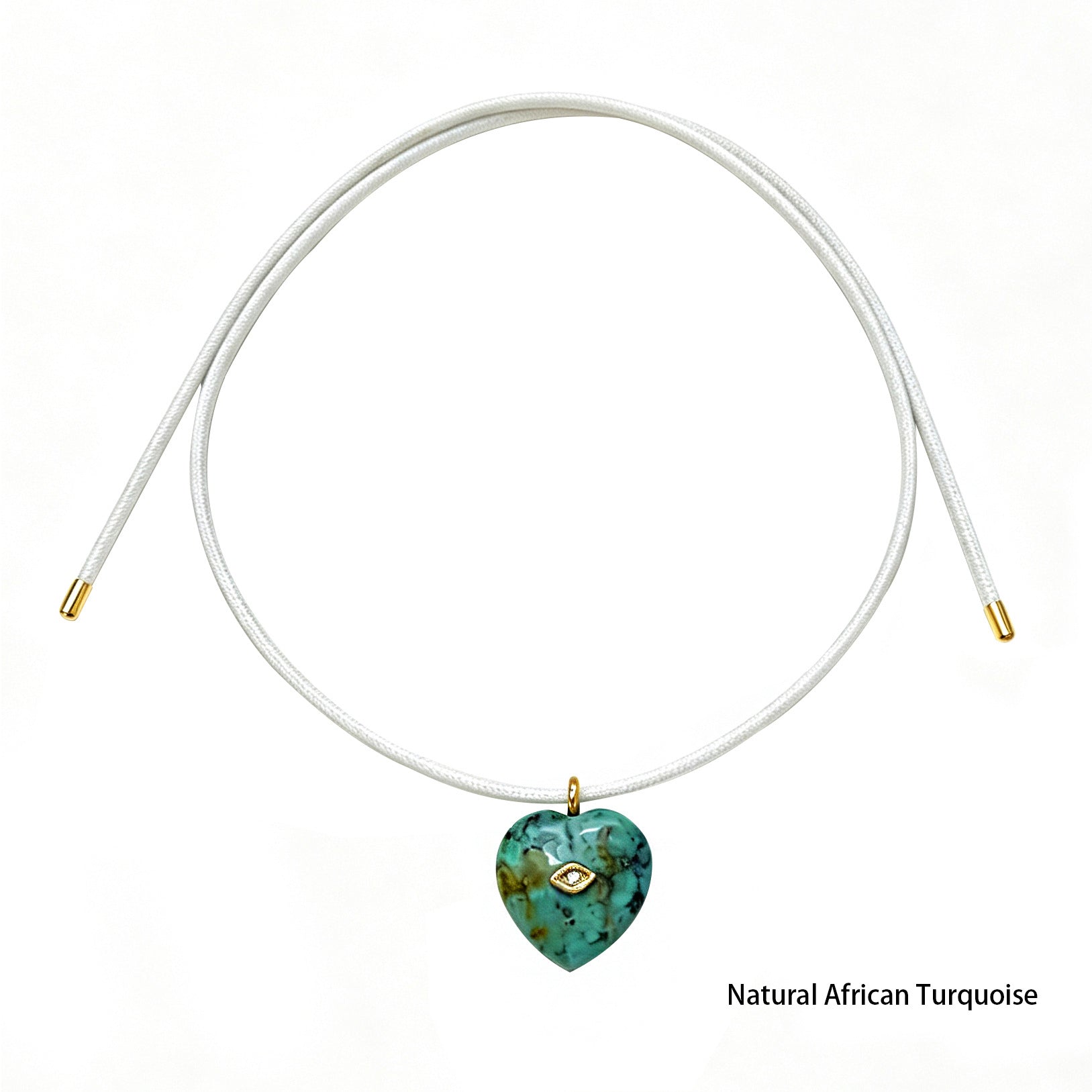 Minimalist Color Contrast Heart Pendant Magnetic Necklace 6W6JNC419L