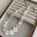 Shell Disc Beaded Necklace - DippedShop Wholesale - #2451