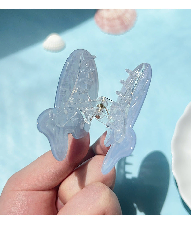 Cute Ocean Whale Starfish Acrylic Hair Claw MK2PPM6W6HCP348