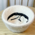 Faux Mink Fur Bucket Hat - DippedShop Wholesale - #2915
