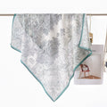 Floral Silk Square Scarf - DippedShop Wholesale - #8387