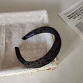 Vintage Leopard Wide Thin Padded Headband 6W6HBD281