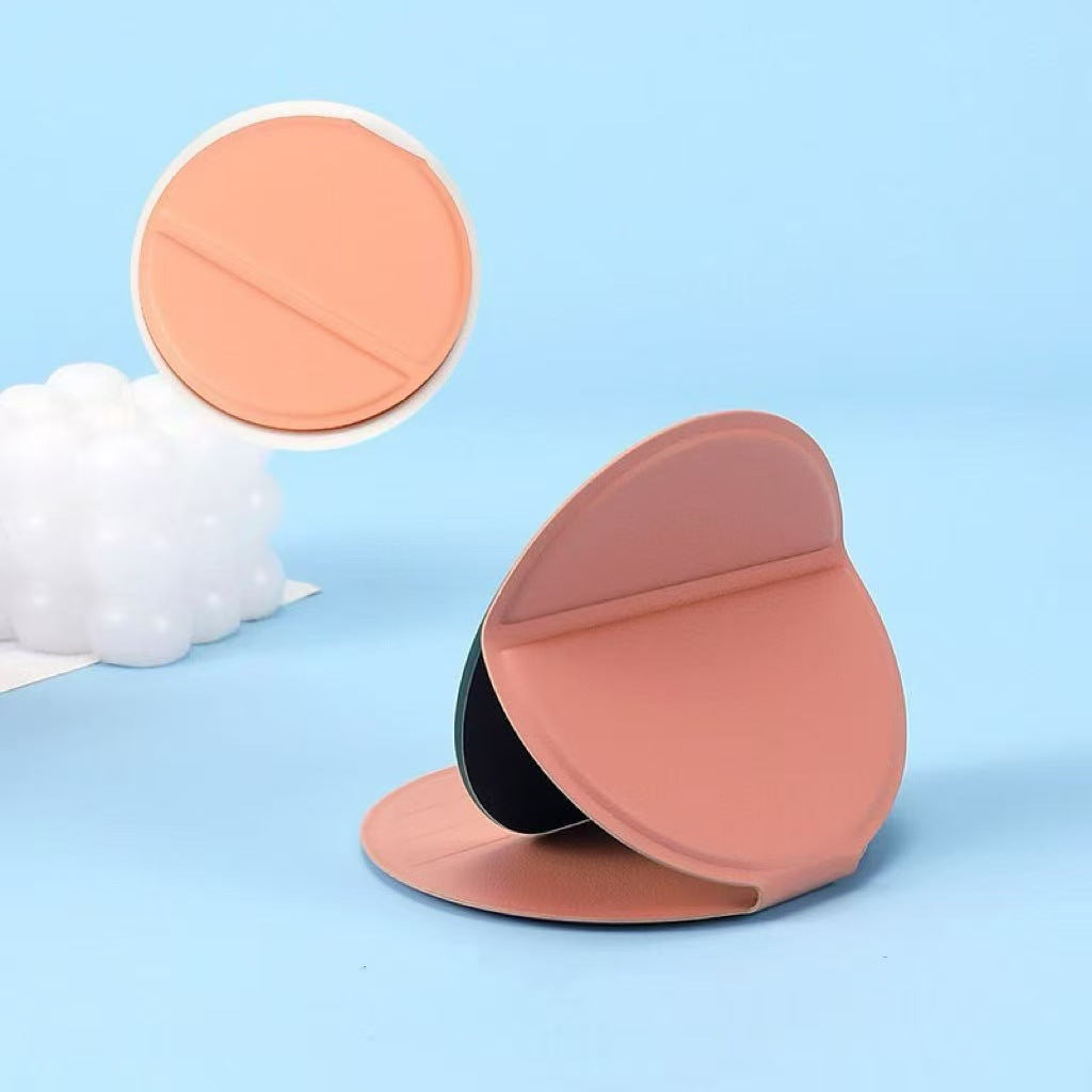 Minimalist Solid Color Round Fold Makeup Mirror MK2PPFN6CT5MR52