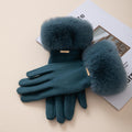 Winter Faux Fur Gloves - DippedShop Wholesale - #3395