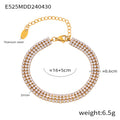 French Style Cubic Zirconia Tennis Bracelet 6W6JBR508