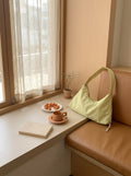 Casual Solid Color Nylon Shoulder Bag 6W10BBG1362