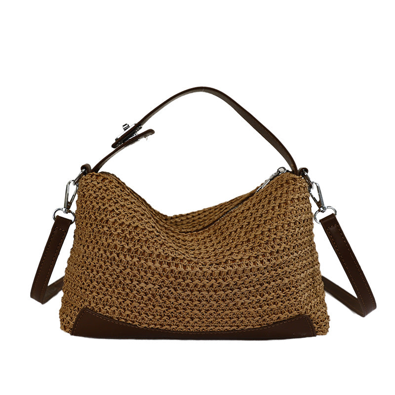 Trendy Woven Straw Handbag Crossbody Bag 6W10BBG1849