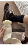 Polka Dot Crew Socks - DippedShop Wholesale - #4259