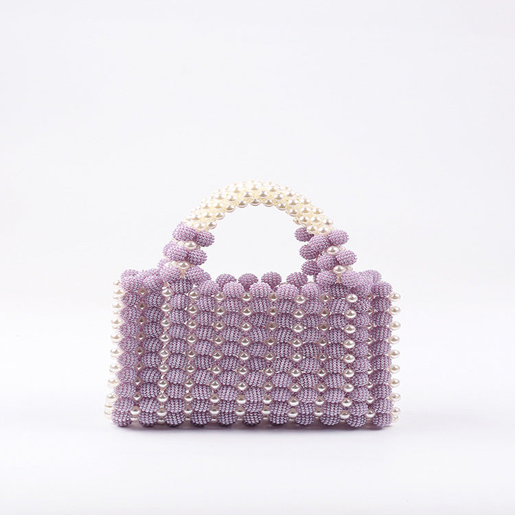 Vintage Pearl Beaded Tote - DippedShop Wholesale - #0371