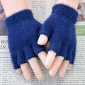 Convertible Fingerless Faux Fur Gloves - DippedShop Wholesale - #3507