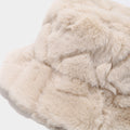 Trendy Faux Fur Warm Fuzzy Bucket Hat 6W6HAT529