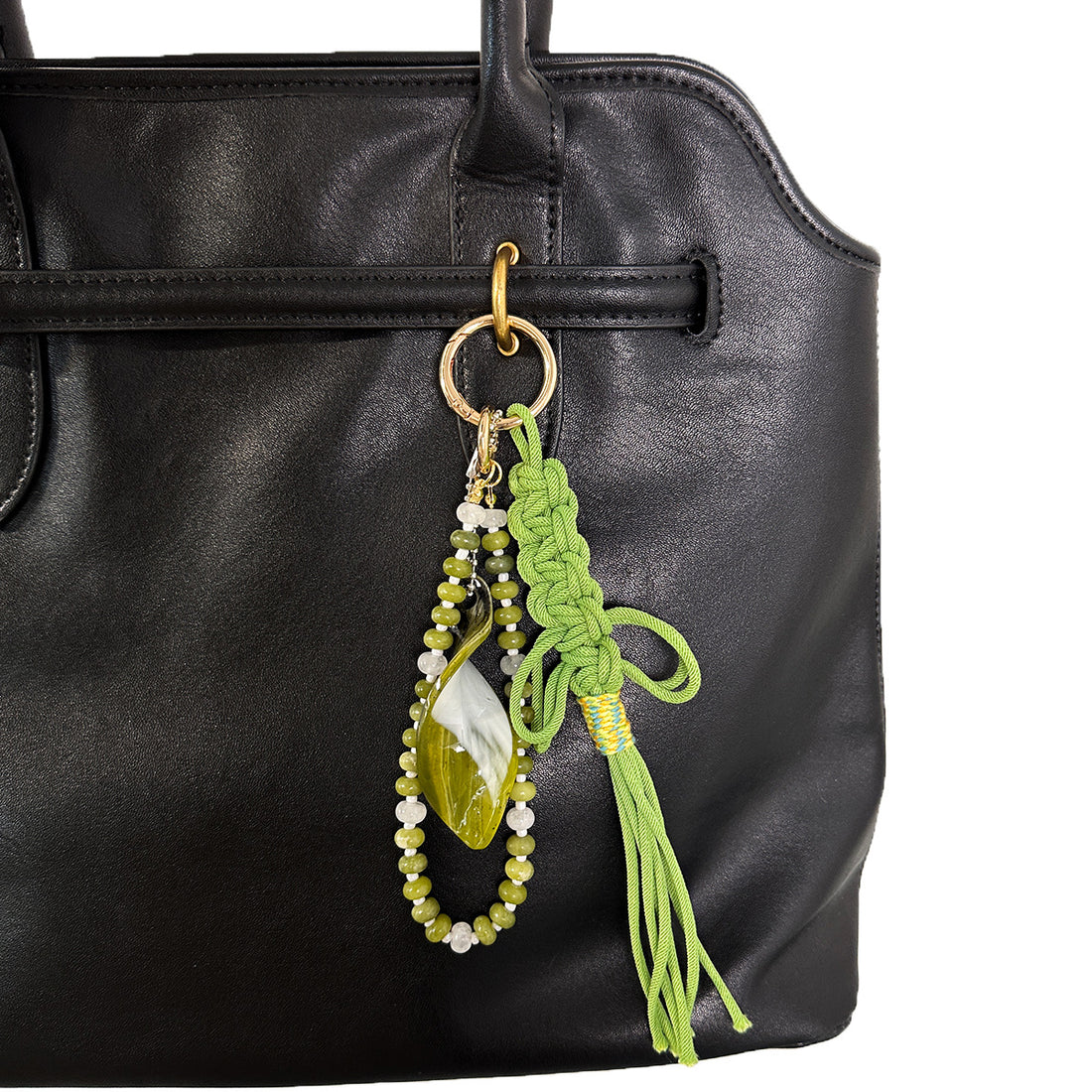 Handmade Agate Beaded Tassel Charm - DippedShop Wholesale - #0867