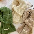 Mini Cable Knit Scarf - DippedShop Wholesale - #2131