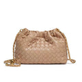 Fashion Woven Plaid Cloud Shoulder Bag 6W10BBG2419