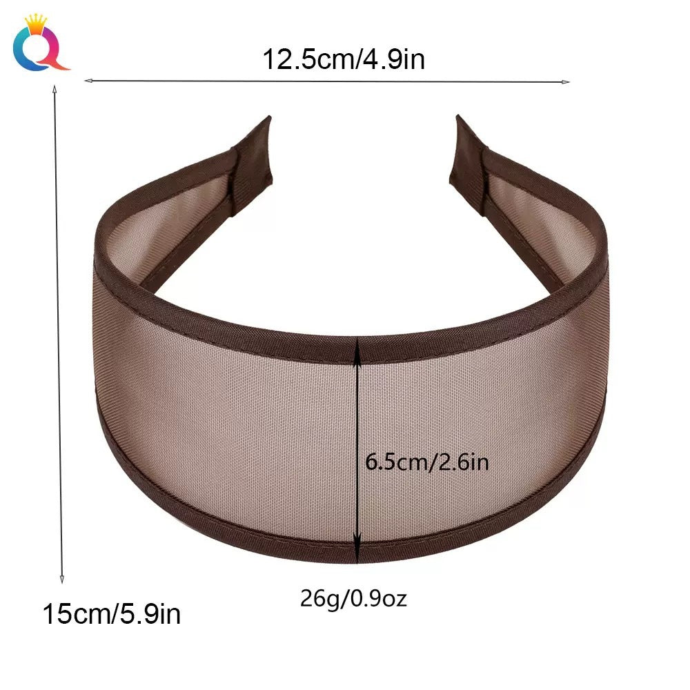 Elegant Wide Sheer Mesh Headband 6W6HBD271