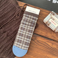 Plaid Crew Socks - DippedShop Wholesale - #5875