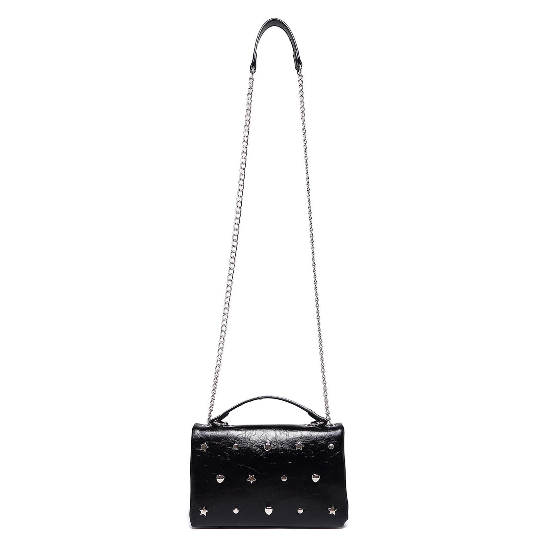 Trendy Rivet Multi-Compartment Shoulder Bag DP25F702