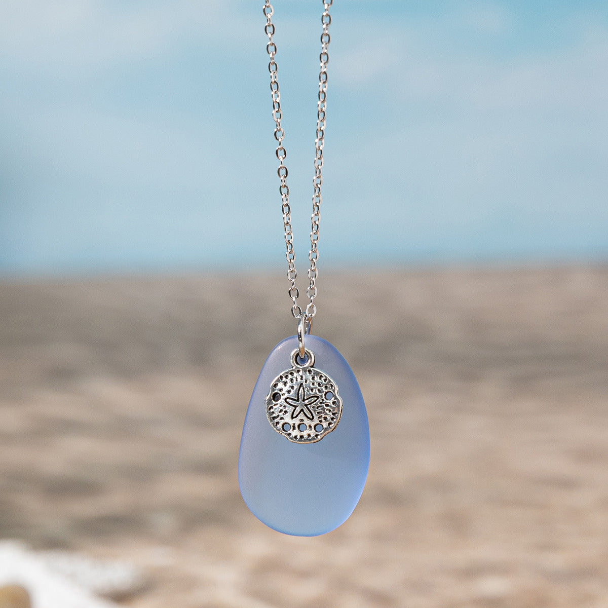 Ocean Pendant Beach Necklace - DippedShop Wholesale - #5699