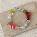 Cute Colorful Bead Apple Stretchy Bracelet 6W6JBR379