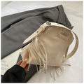 Tassel Square Crossbody Bag - DippedShop Wholesale - #5155