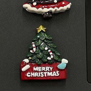 Cute 3D Resin Christmas Tree Fridge Magnet 6H7HBW564