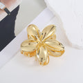 Fashion Gold Plated Plumeria Flower Hair Clip MK2MBEP6W6HCP368