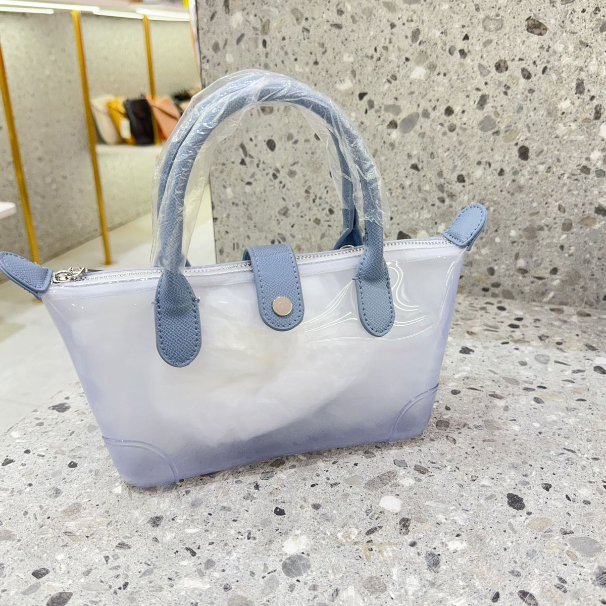 Casual Clear Jelly Dumpling Crossbody Bag 6W10BBG2118